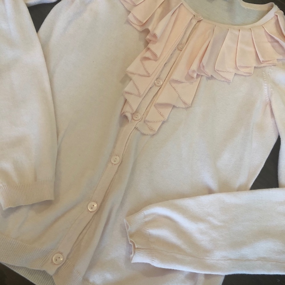 *SOLD* Halogen ruffle sweater